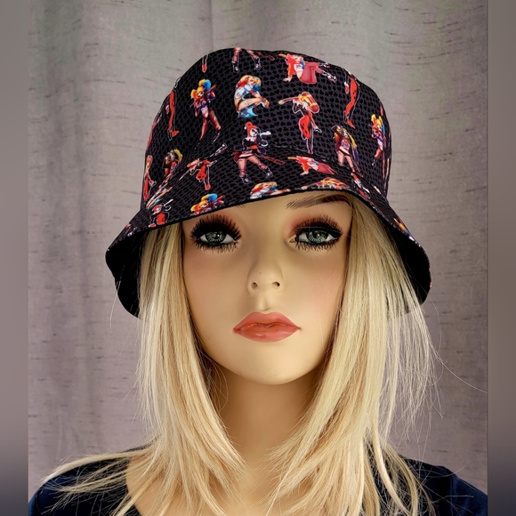 Accessories Harlequin Black Bucket Hat Cap Brand New Poshmark